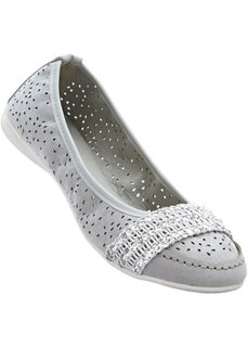 Балетки (серый) Bonprix