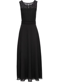 Платье с пайетками (черный) Bonprix