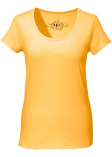 Платье из трикотажа (кремовый/синий с рисунком) Bonprix