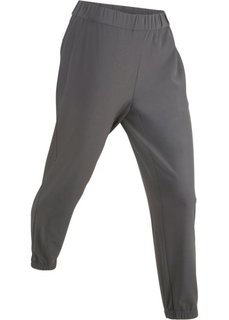 Брюки на эластичном поясе, длина 7/8 (шиферно-серый) Bonprix