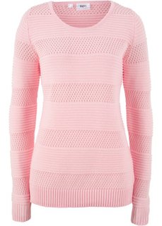 Пуловер (нежно-розовый) Bonprix
