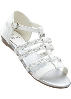 Сандалии (белый/серебристый) Bonprix