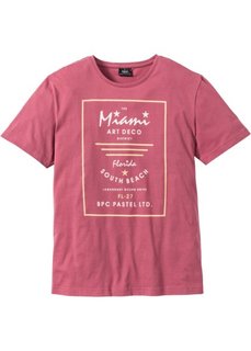 Футболка Regular Fit (красная ягода) Bonprix