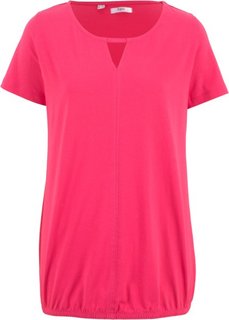 Футболка с рукавом 1/2 (ярко-розовый) Bonprix