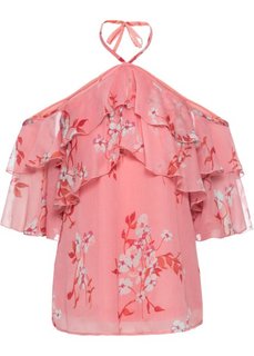Блузка с принтом (розовый) Bonprix