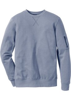 Свитшот Slim Fit (синий матовый) Bonprix