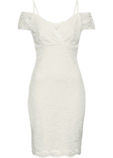 Кружевное платье (белый) Bonprix