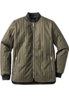 Куртка стеганая Regular Fit (темно-оливковый) Bonprix