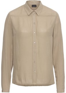 Блузка жатая (новый хаки) Bonprix