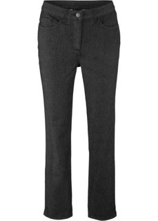 Брюки-стретч до щиколотки (черный) Bonprix