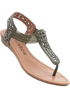Босоножки (зеленый хаки) Bonprix