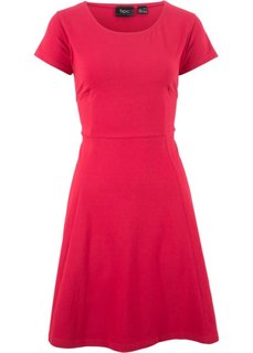 Платье из трикотажа, без рукавов (красный) Bonprix