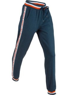 Брюки из трикотажа (темно-синий меланж) Bonprix