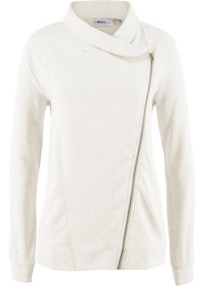 Куртка байкерская из трикотажа (натуральный меланж) Bonprix