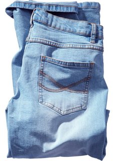 Стройнящие джинсы стретч, низкий рост (K) (голубой) Bonprix