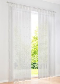 Гардина Нала (1 шт.), петли (натуральный) Bonprix