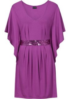 Платье с пайетками (пионовый) Bonprix