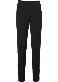 Непринужденные трикотажные брюки (черный) Bonprix