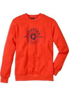 Свитшот (кроваво-оранжевый) Bonprix