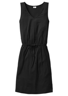 Трикотажное платье (черный) Bonprix