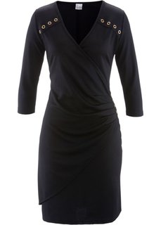 Трикотажное платье (черный) Bonprix