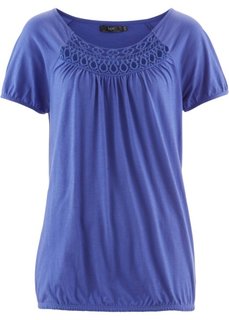 Футболка с коротким рукавом (лилово-синий) Bonprix