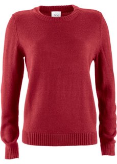 Пуловер (цвет чили) Bonprix