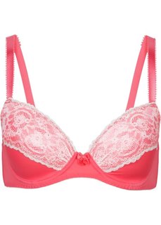 Бюстгальтер, чашка E (нежный ярко-розовый/экрю) Bonprix