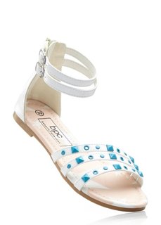 Сандалии (белый/бирюзовый) Bonprix