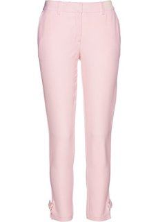 Брюки с декоративными бантами (нежно-розовый) Bonprix