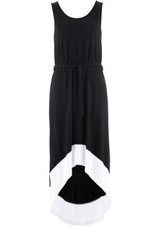 Трикотажное платье (черный/белый) Bonprix