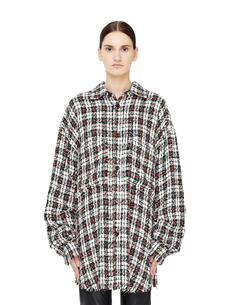 Клетчатая рубашка с разрезами Faith Connexion