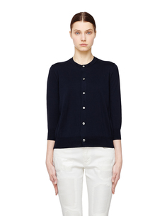 Синий хлопковый кардиган Comme des Garcons CdG