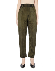 Брюки из купро в полоску Haider Ackermann