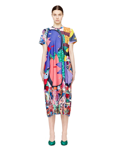 Разноцветное платье с принтом Serge Vollin Comme DES GarÇons