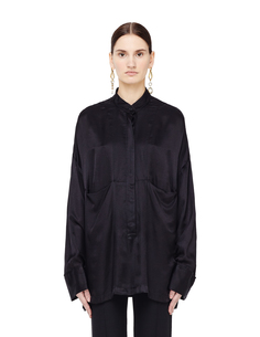 Блузка с воротником аскот Ann Demeulemeester