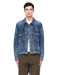 Голубая джинсовая куртка Visvim