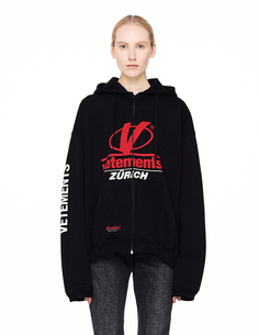 Двусторонняя толстовка на молнии Vetements