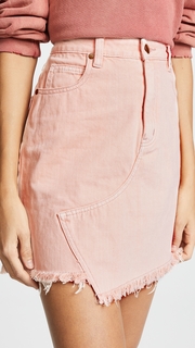 MINKPINK Vo Vo Overdyed Denim Skirt