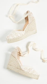 Castaner Carina Eyelet Wedges