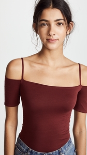 Enza Costa Strappy Off Shoulder Top