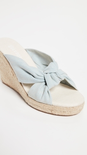 Soludos Knotted Wedge Sandals