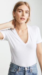 MONROW Tissue V Neck Tee