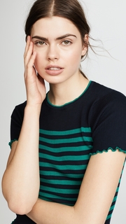 Autumn Cashmere Rib Brenton Stripe Tee