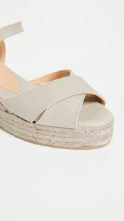 Castaner Blaudell Crisscross Wedge Sandals