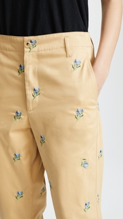Golden Goose Chino Pants with Embroidery
