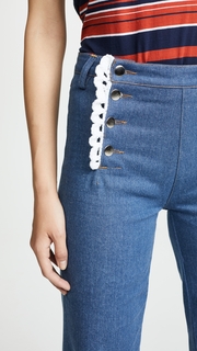 Michaela Buerger Sailor Button Jeans