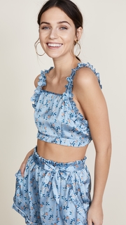 For Love &amp; Lemons Spring Bloom Ruffle Cami