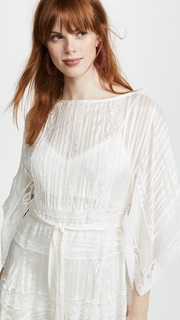 Zimmermann White Wave Veil Dress