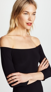 Norma Kamali Kamali Kulture Off Shoulder Fishtail Gown